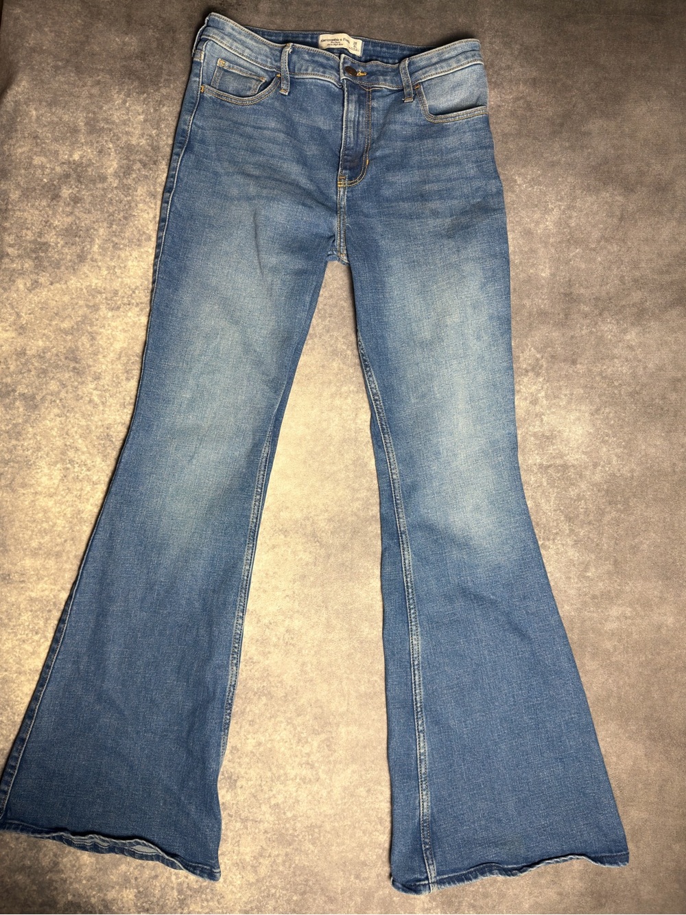 Abercrombie & Fitch Light Blue Flare Jeans